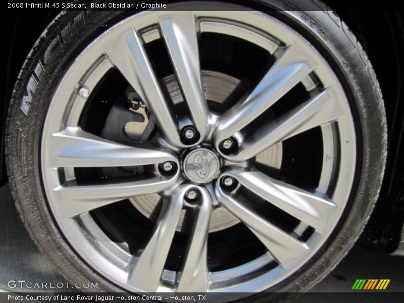 Black Obsidian / Graphite 2008 Infiniti M 45 S Sedan