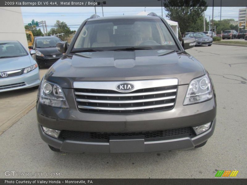 Metal Bronze / Beige 2009 Kia Borrego EX V6 4x4