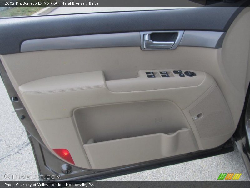 Metal Bronze / Beige 2009 Kia Borrego EX V6 4x4