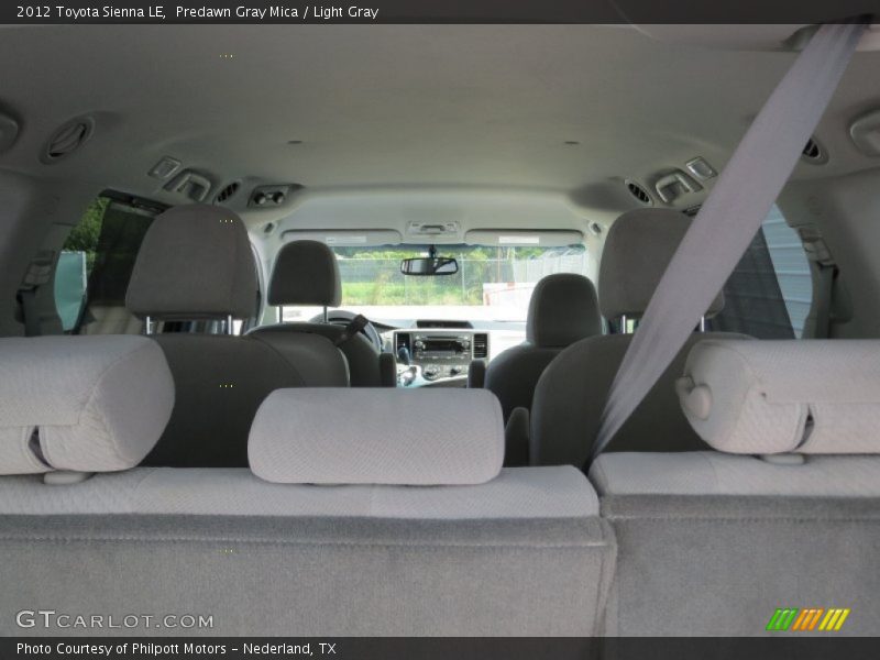 Predawn Gray Mica / Light Gray 2012 Toyota Sienna LE