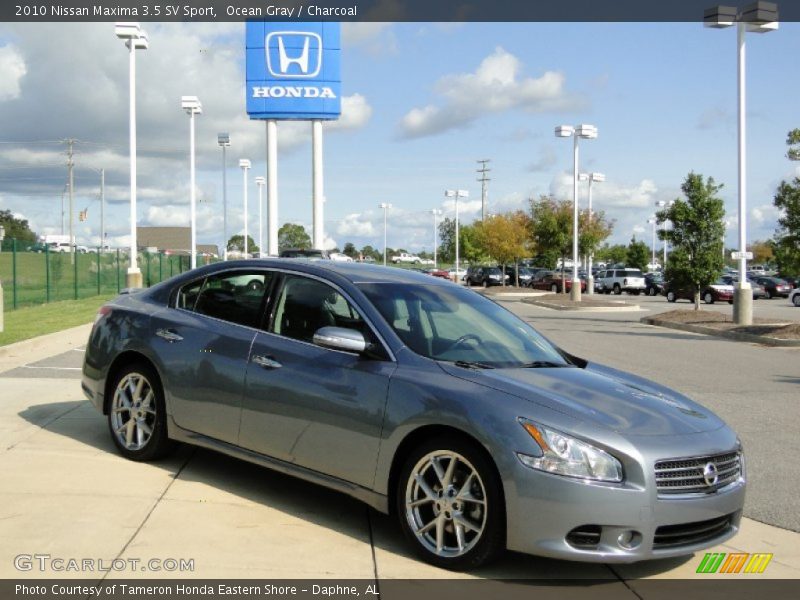 Ocean Gray / Charcoal 2010 Nissan Maxima 3.5 SV Sport