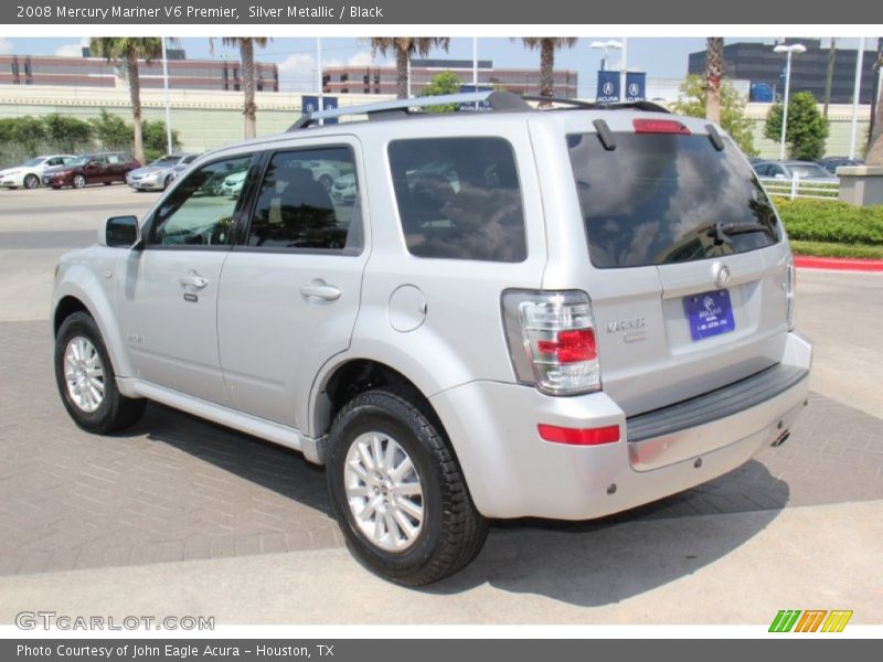 Silver Metallic / Black 2008 Mercury Mariner V6 Premier