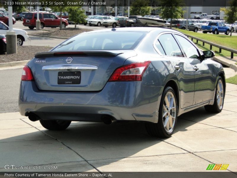 Ocean Gray / Charcoal 2010 Nissan Maxima 3.5 SV Sport