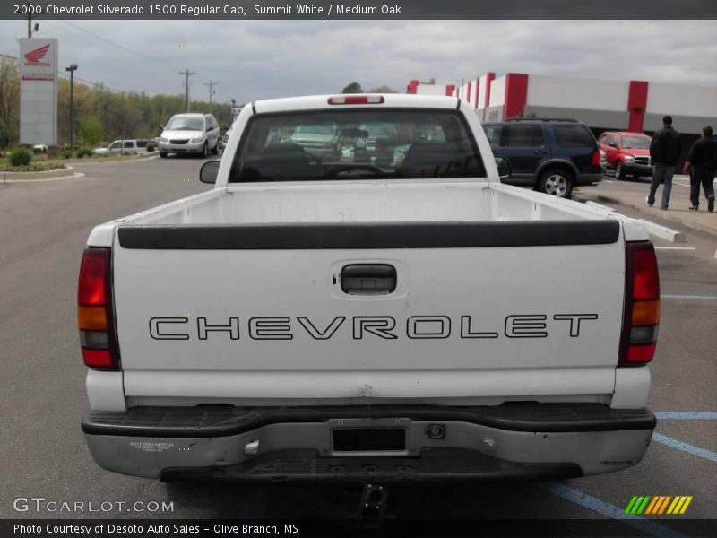 Summit White / Medium Oak 2000 Chevrolet Silverado 1500 Regular Cab