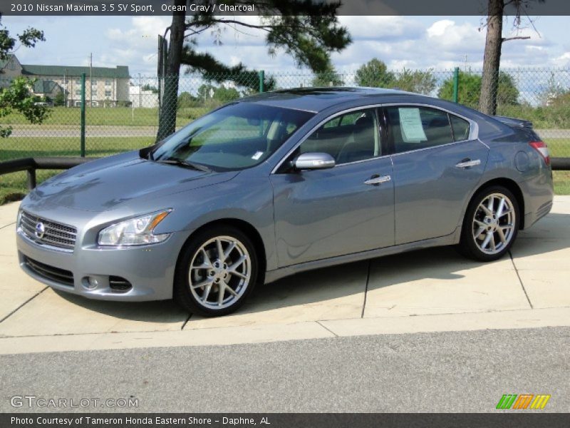 Ocean Gray / Charcoal 2010 Nissan Maxima 3.5 SV Sport