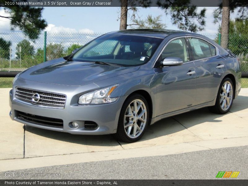 Ocean Gray / Charcoal 2010 Nissan Maxima 3.5 SV Sport