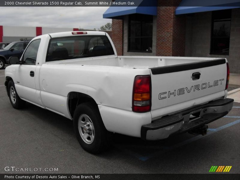 Summit White / Medium Oak 2000 Chevrolet Silverado 1500 Regular Cab