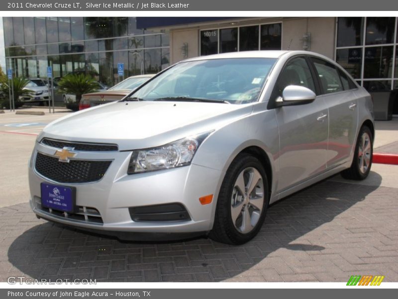 Silver Ice Metallic / Jet Black Leather 2011 Chevrolet Cruze LT