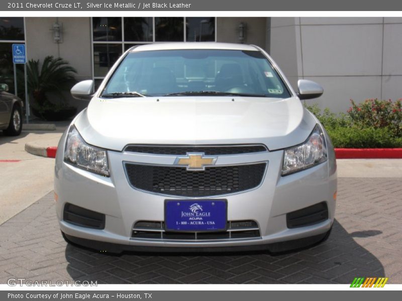 Silver Ice Metallic / Jet Black Leather 2011 Chevrolet Cruze LT