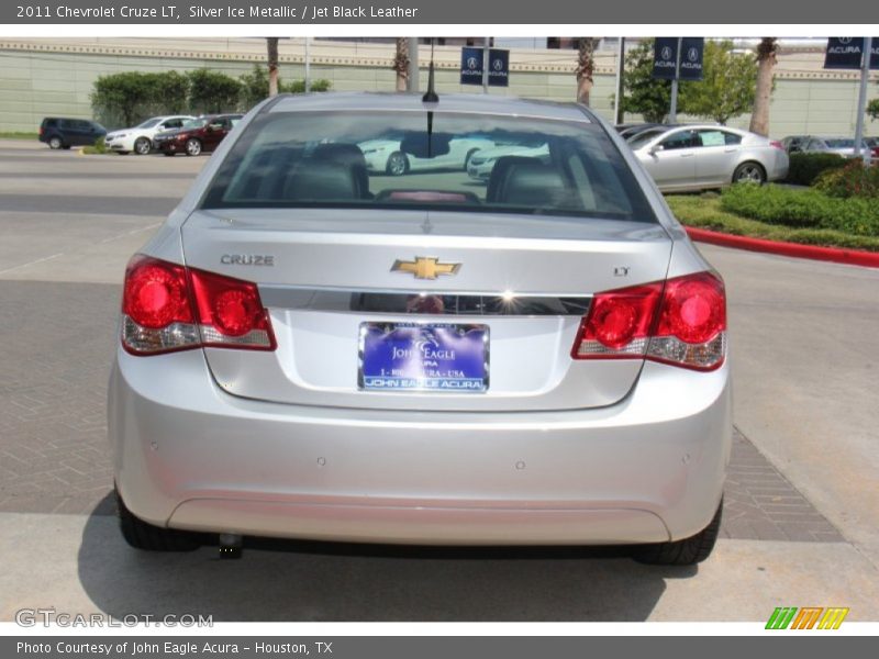 Silver Ice Metallic / Jet Black Leather 2011 Chevrolet Cruze LT