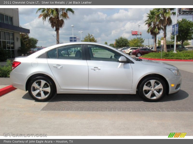 Silver Ice Metallic / Jet Black Leather 2011 Chevrolet Cruze LT