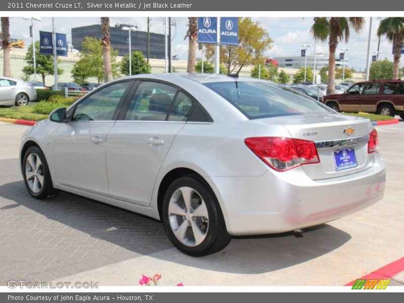 Silver Ice Metallic / Jet Black Leather 2011 Chevrolet Cruze LT