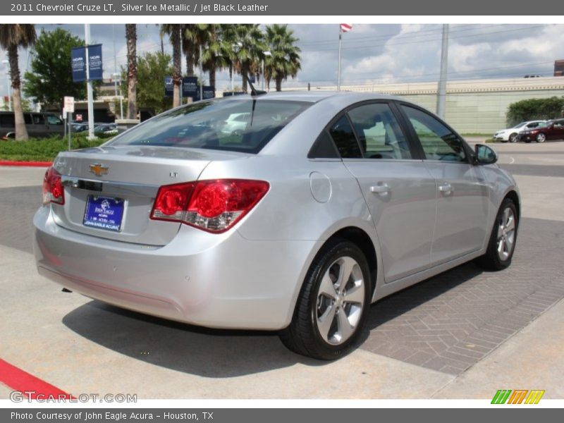 Silver Ice Metallic / Jet Black Leather 2011 Chevrolet Cruze LT