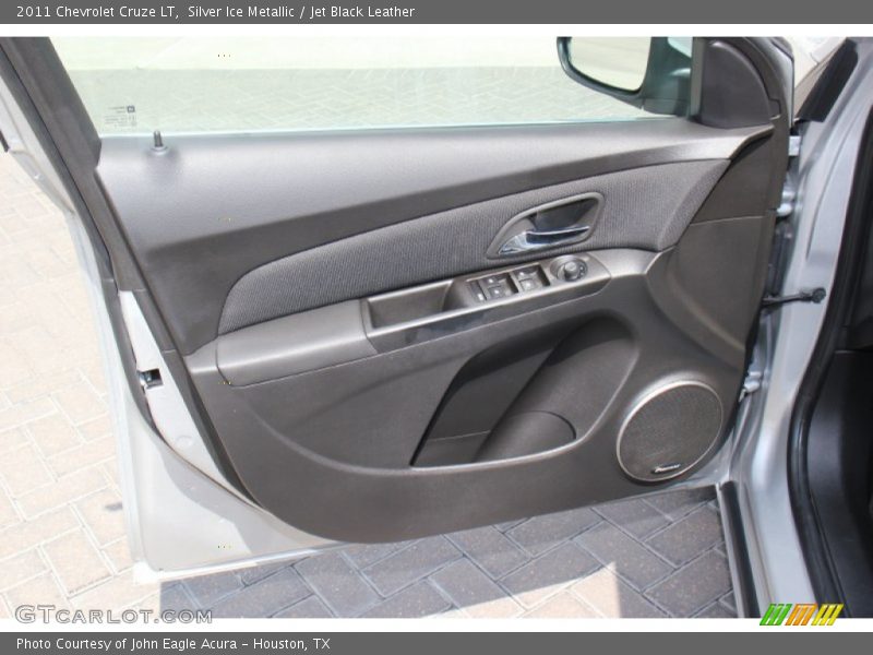 Silver Ice Metallic / Jet Black Leather 2011 Chevrolet Cruze LT