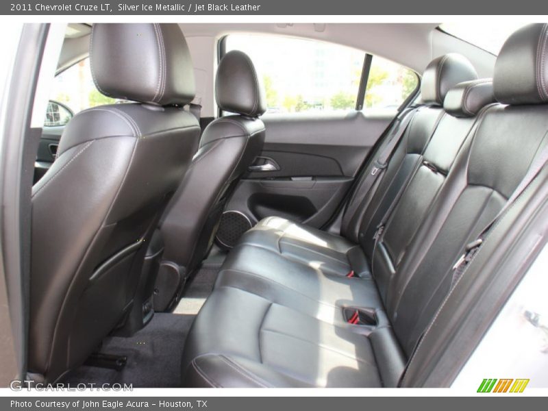 Silver Ice Metallic / Jet Black Leather 2011 Chevrolet Cruze LT