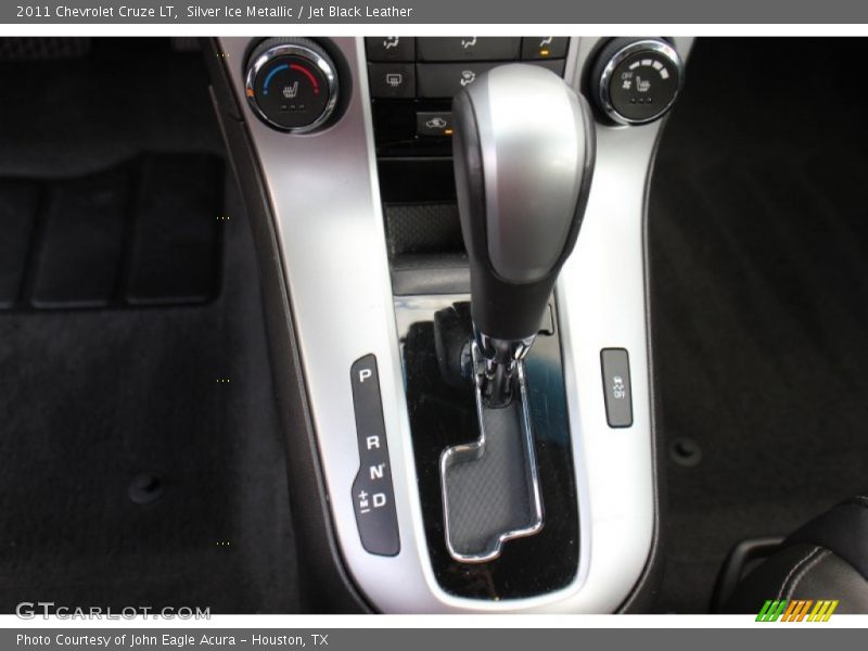 Silver Ice Metallic / Jet Black Leather 2011 Chevrolet Cruze LT