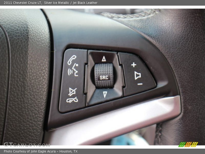Silver Ice Metallic / Jet Black Leather 2011 Chevrolet Cruze LT