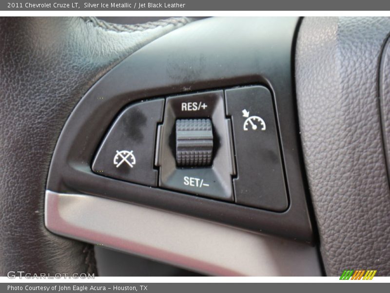 Silver Ice Metallic / Jet Black Leather 2011 Chevrolet Cruze LT