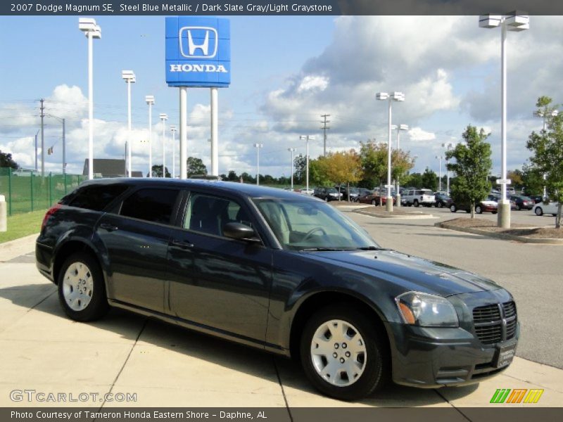 Steel Blue Metallic / Dark Slate Gray/Light Graystone 2007 Dodge Magnum SE