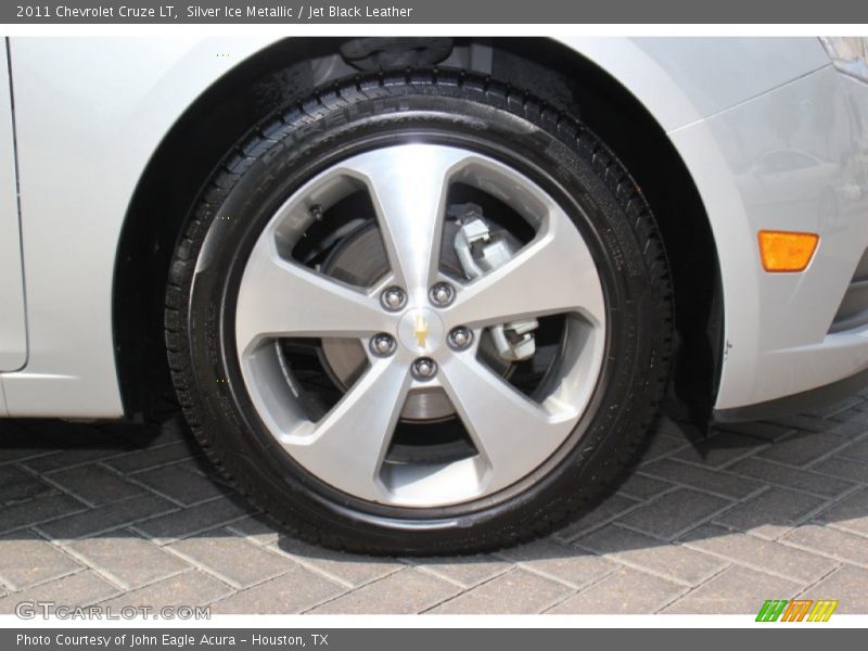 Silver Ice Metallic / Jet Black Leather 2011 Chevrolet Cruze LT