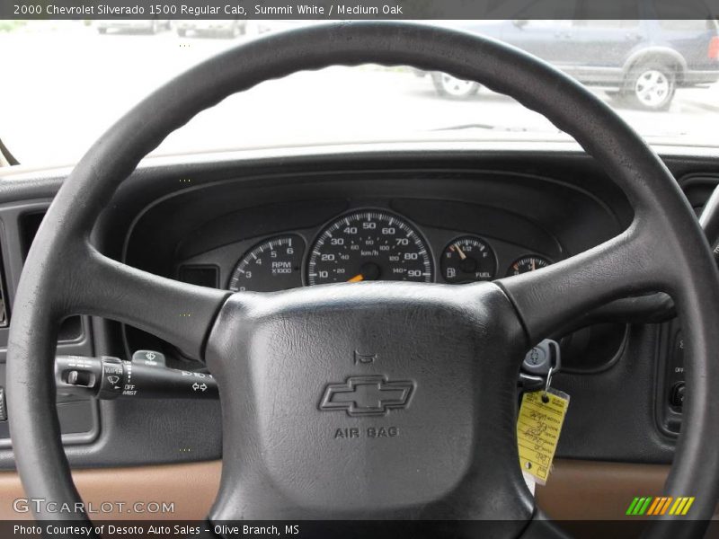 Summit White / Medium Oak 2000 Chevrolet Silverado 1500 Regular Cab