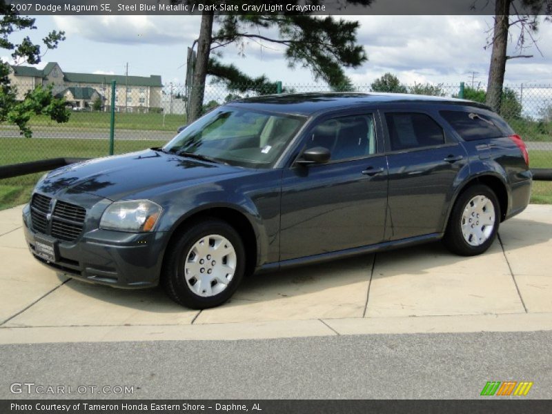 Steel Blue Metallic / Dark Slate Gray/Light Graystone 2007 Dodge Magnum SE