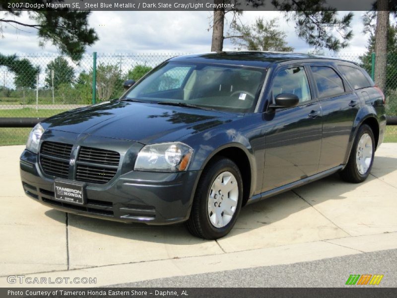 Steel Blue Metallic / Dark Slate Gray/Light Graystone 2007 Dodge Magnum SE