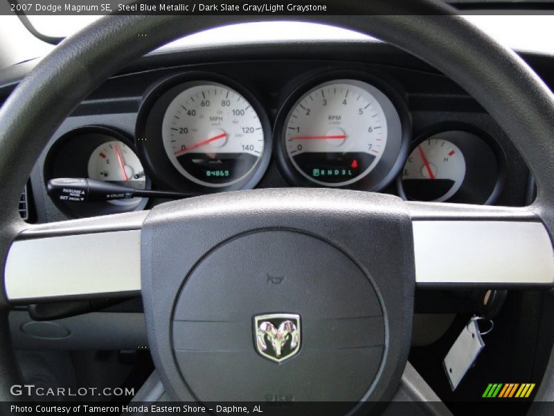 Steel Blue Metallic / Dark Slate Gray/Light Graystone 2007 Dodge Magnum SE