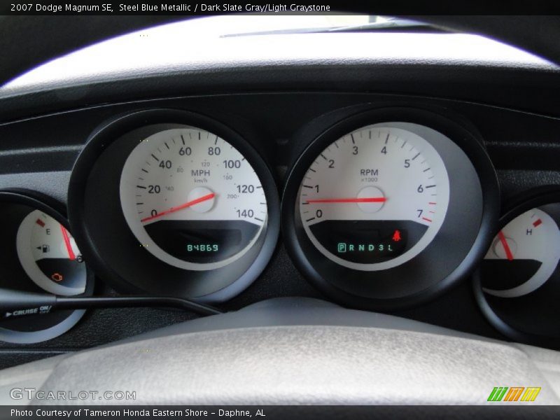 Steel Blue Metallic / Dark Slate Gray/Light Graystone 2007 Dodge Magnum SE