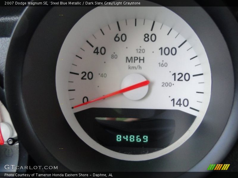 Steel Blue Metallic / Dark Slate Gray/Light Graystone 2007 Dodge Magnum SE