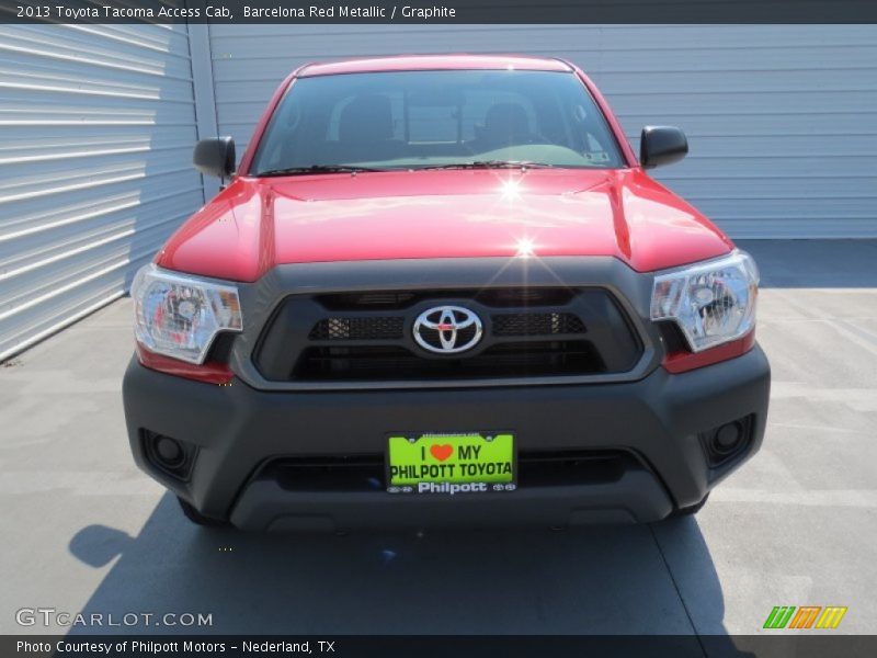 Barcelona Red Metallic / Graphite 2013 Toyota Tacoma Access Cab