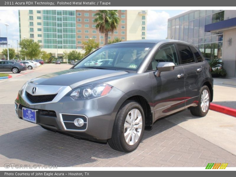 Polished Metal Metallic / Taupe 2011 Acura RDX Technology