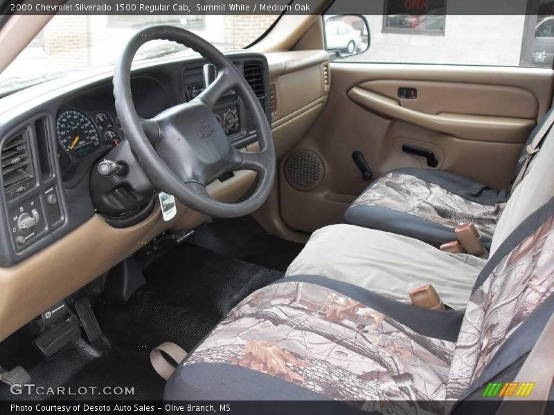 Summit White / Medium Oak 2000 Chevrolet Silverado 1500 Regular Cab