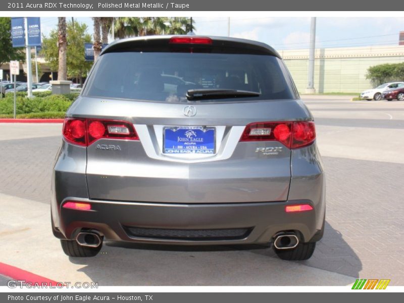 Polished Metal Metallic / Taupe 2011 Acura RDX Technology