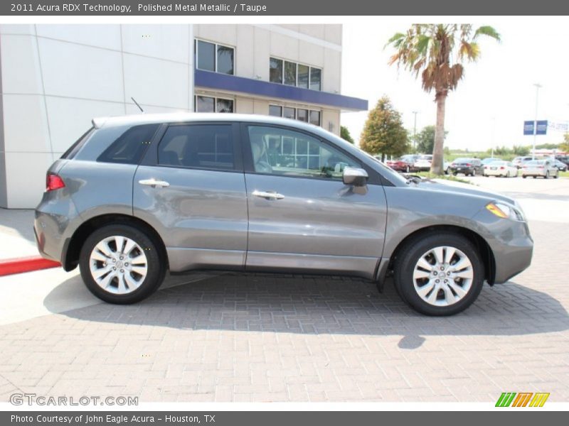 Polished Metal Metallic / Taupe 2011 Acura RDX Technology