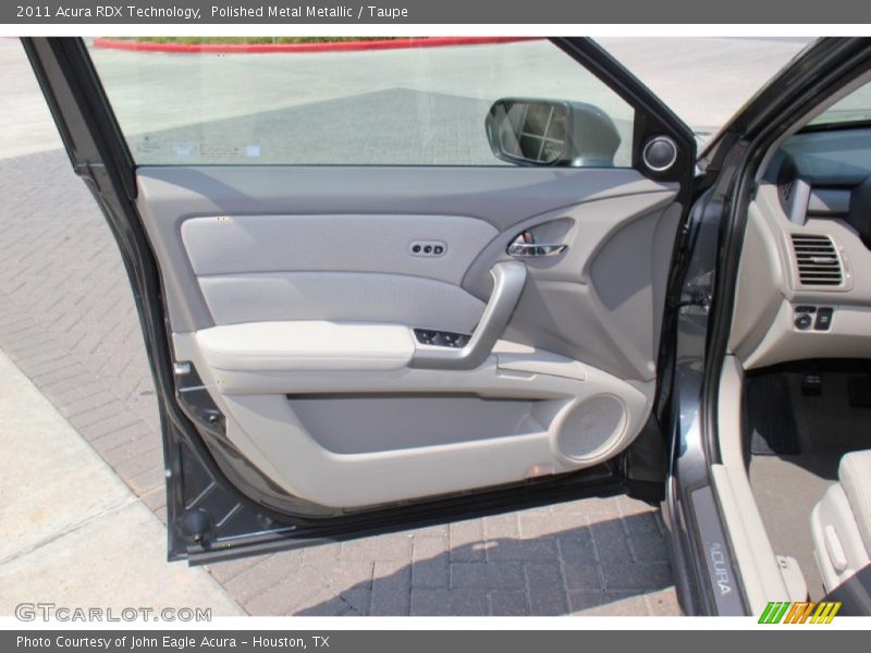 Polished Metal Metallic / Taupe 2011 Acura RDX Technology