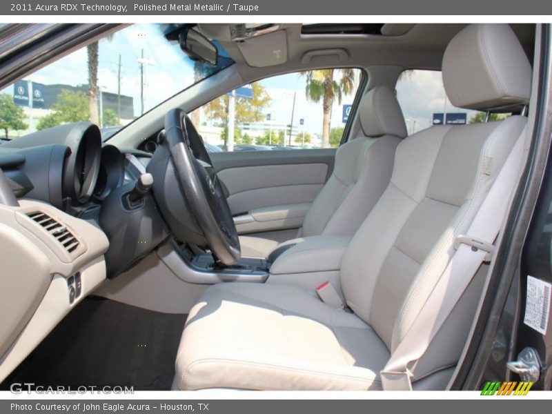 Polished Metal Metallic / Taupe 2011 Acura RDX Technology
