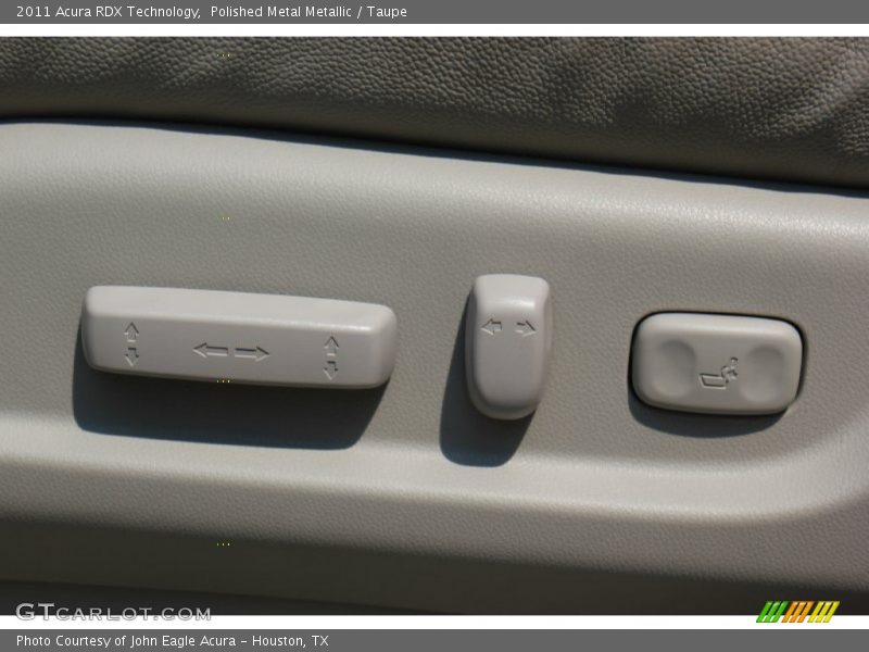 Polished Metal Metallic / Taupe 2011 Acura RDX Technology