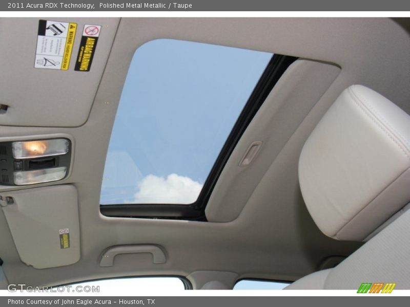 Polished Metal Metallic / Taupe 2011 Acura RDX Technology