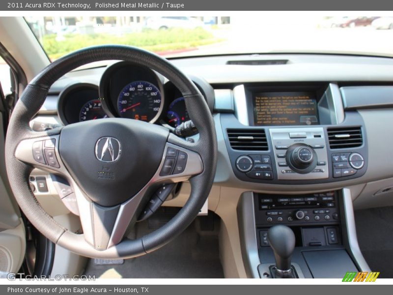 Polished Metal Metallic / Taupe 2011 Acura RDX Technology