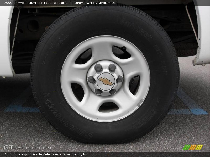 Summit White / Medium Oak 2000 Chevrolet Silverado 1500 Regular Cab