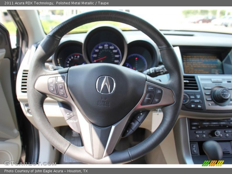 Polished Metal Metallic / Taupe 2011 Acura RDX Technology