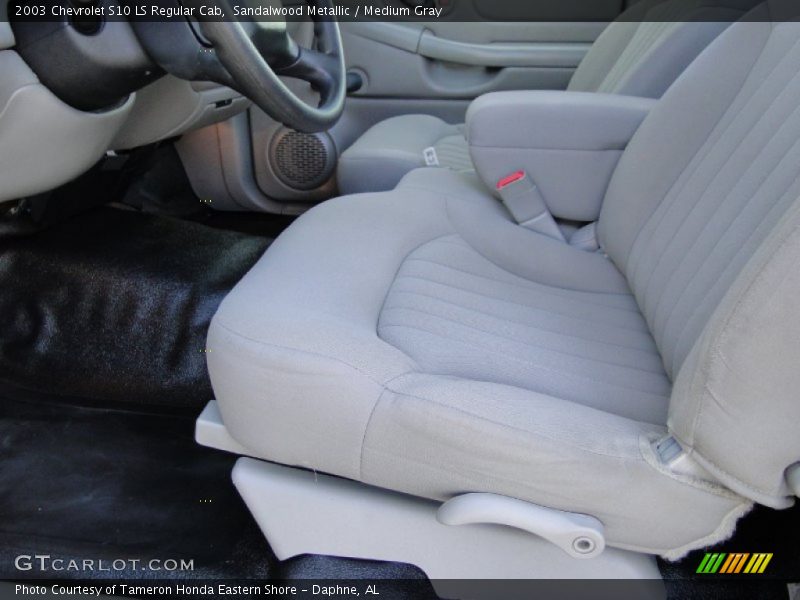Sandalwood Metallic / Medium Gray 2003 Chevrolet S10 LS Regular Cab
