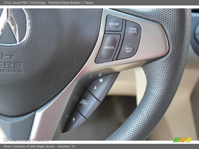 Polished Metal Metallic / Taupe 2011 Acura RDX Technology