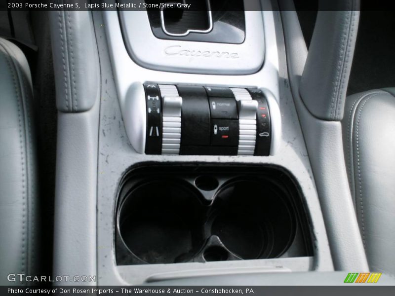 Lapis Blue Metallic / Stone/Steel Gray 2003 Porsche Cayenne S