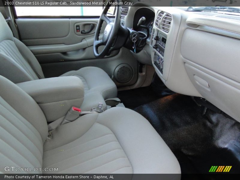 Sandalwood Metallic / Medium Gray 2003 Chevrolet S10 LS Regular Cab