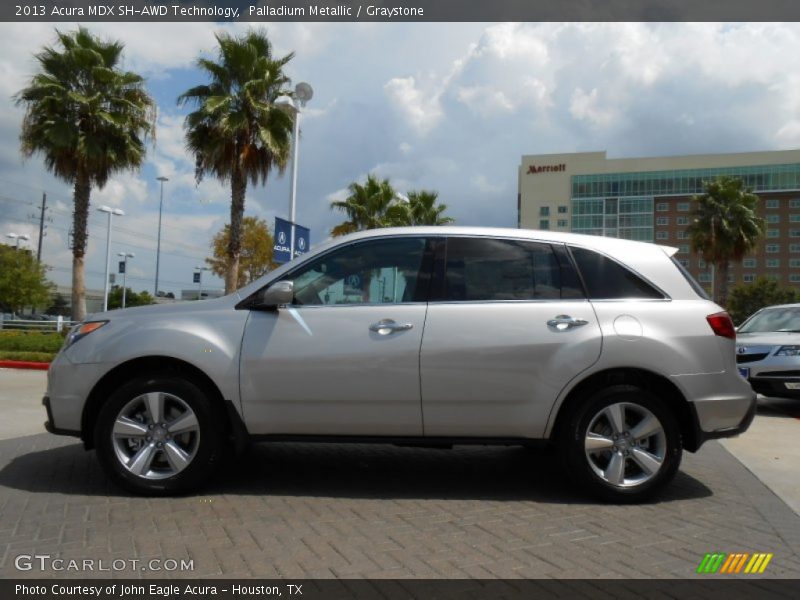 Palladium Metallic / Graystone 2013 Acura MDX SH-AWD Technology