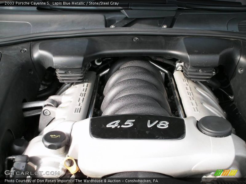 Lapis Blue Metallic / Stone/Steel Gray 2003 Porsche Cayenne S