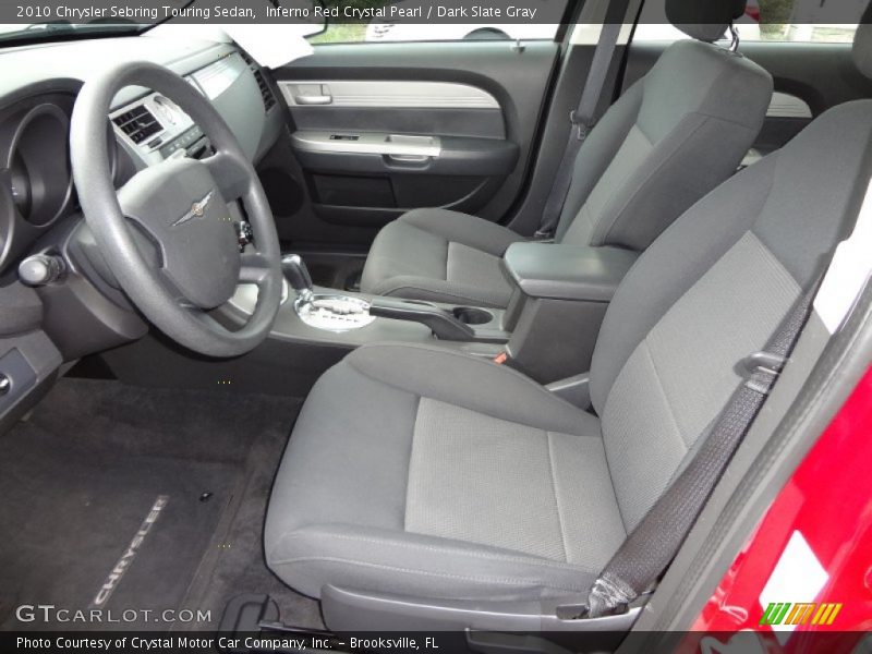 Inferno Red Crystal Pearl / Dark Slate Gray 2010 Chrysler Sebring Touring Sedan