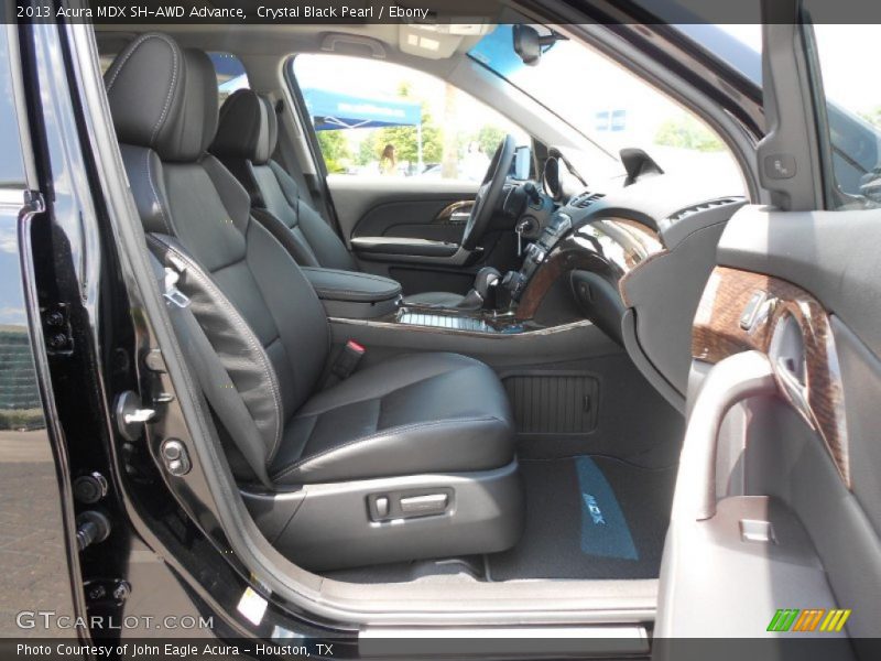 Crystal Black Pearl / Ebony 2013 Acura MDX SH-AWD Advance